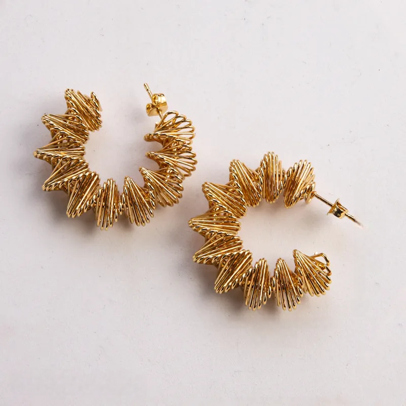 Zig Zag Stainless Steel Earring