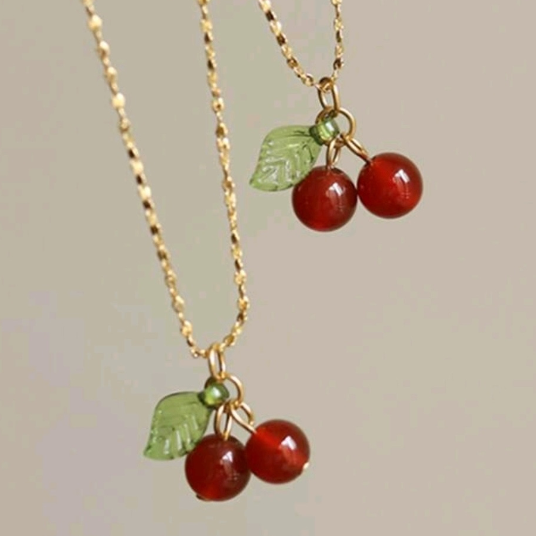 Cherry Pendant Necklace