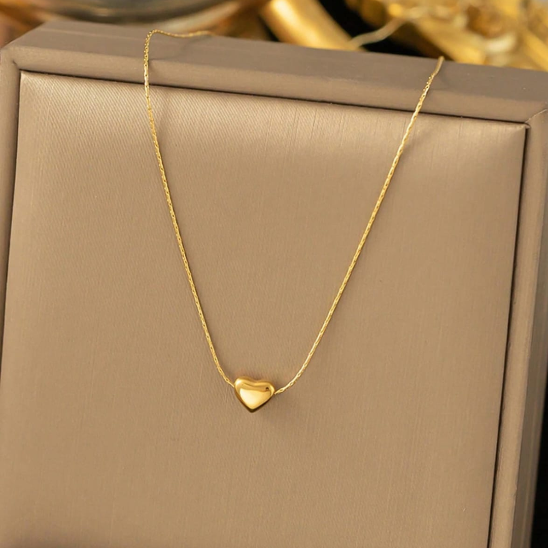Simple Hollow Heart Necklace
