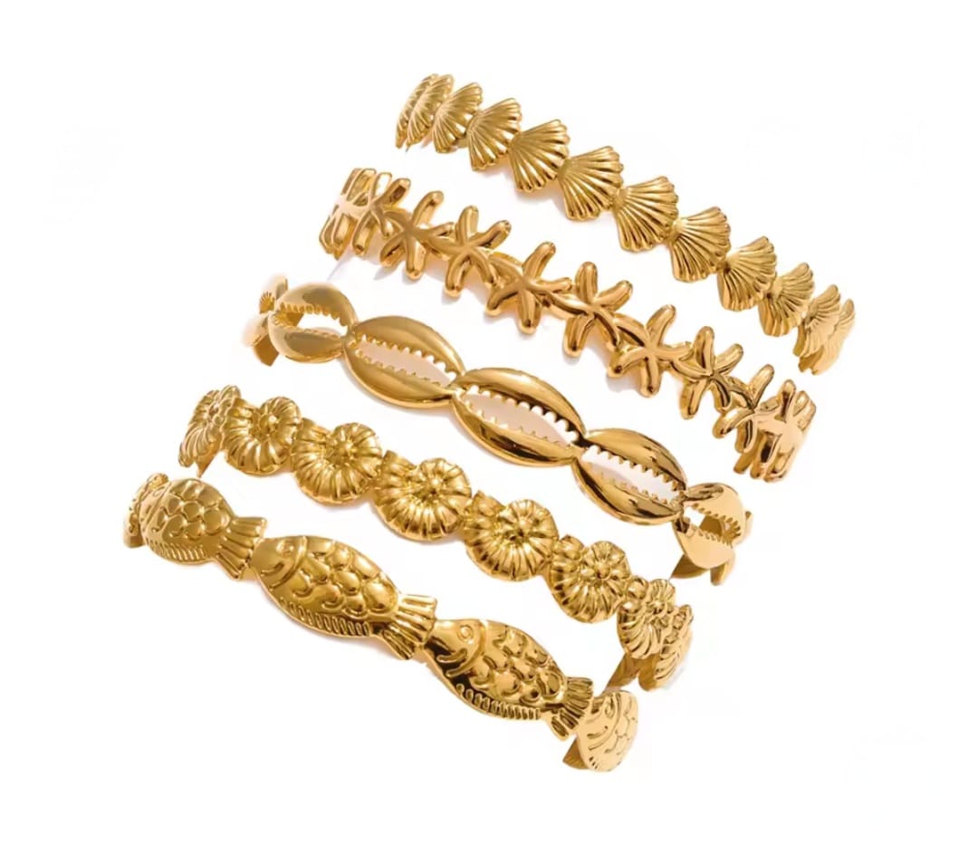 Open Sea Theme Bangle