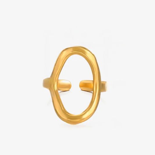 Geometric Open Back Ring