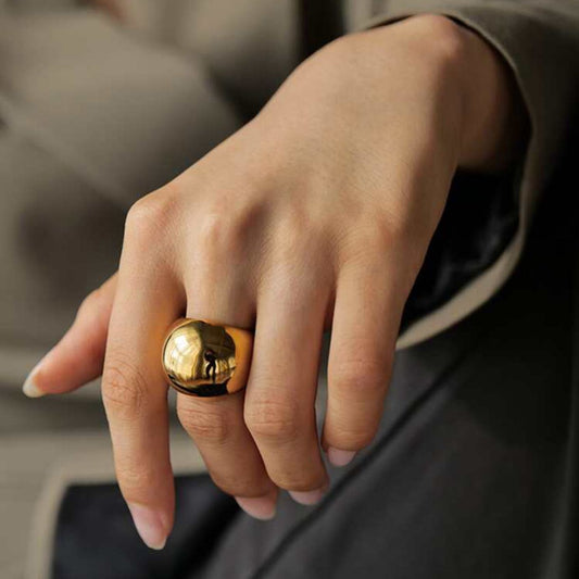 Gold Chunky Ring