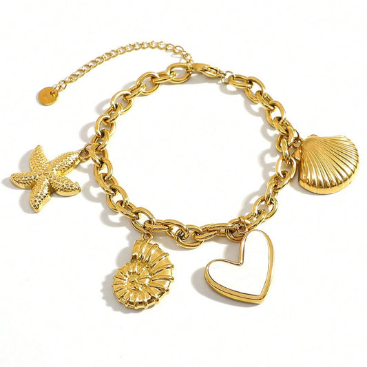 Luxury 18k Starfish Bracelet