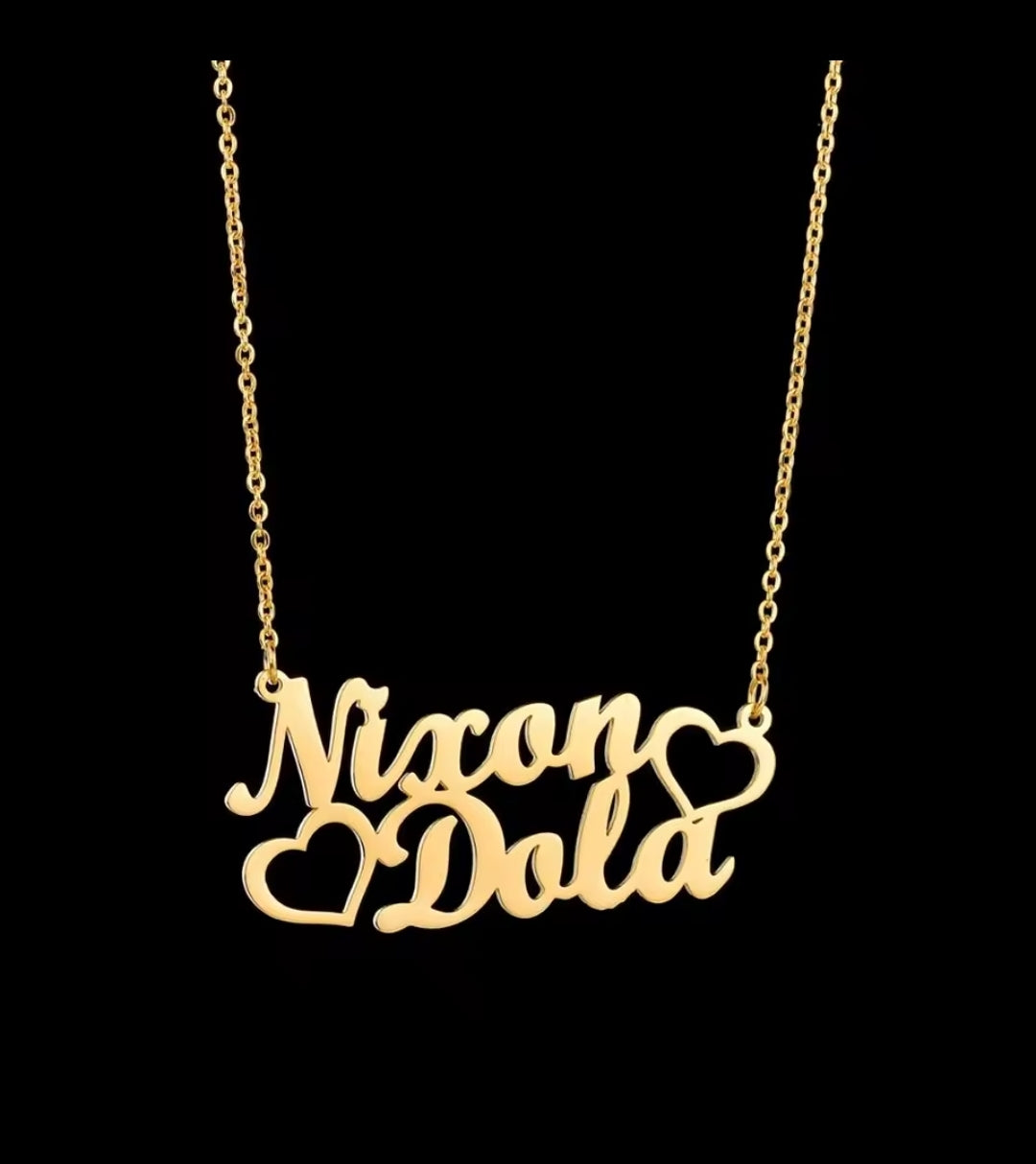 Custom Name Plate Necklace