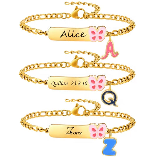 Personalized Name Initial Bracelet