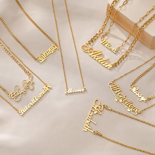 Custom Name Plate Necklace