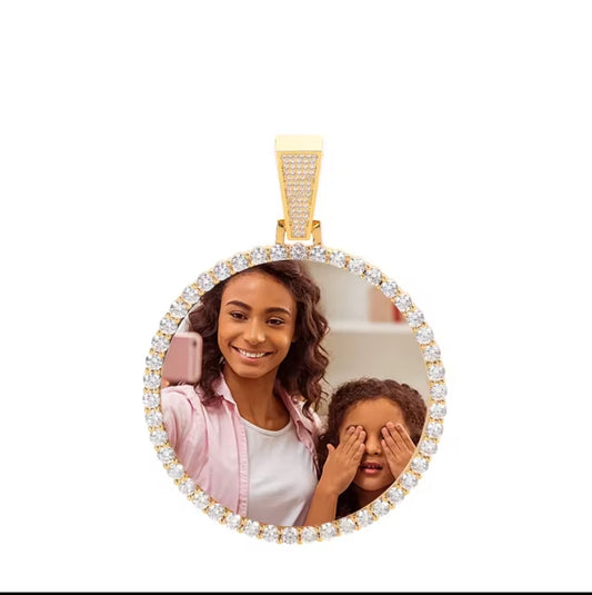 Custom Photo Medallion Necklace
