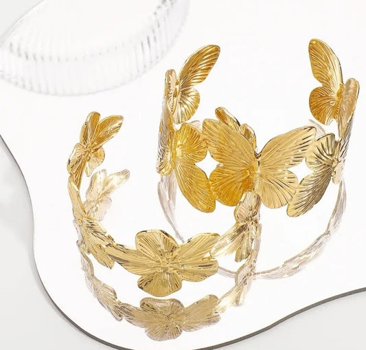 Flowers Cuff Bracelet